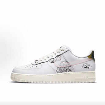 Nike Air Force 1 耐磨减震 低帮 板鞋 男款 白色