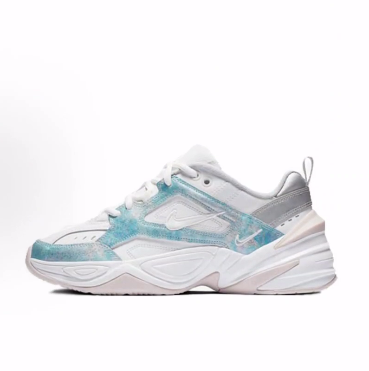 Nike M2K Tekno 渲染 低帮 老爹鞋 女款 蓝白