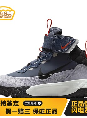 【蛋挞体育】 Nike 儿童篮球鞋 中帮 魔术贴 蓝色 其他 圆头