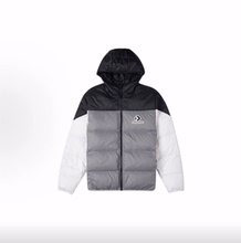 Converse Logo印花拼色保暖连帽夹克羽绒服 冬季 男款