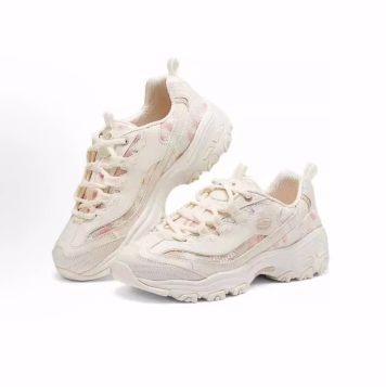 Skechers斯凯奇 D'LITES 1.0  低帮 生活休闲鞋 女款 粉米色