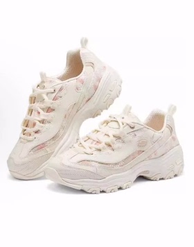 Skechers斯凯奇 D'LITES 1.0  低帮 生活休闲鞋 女款 粉米色