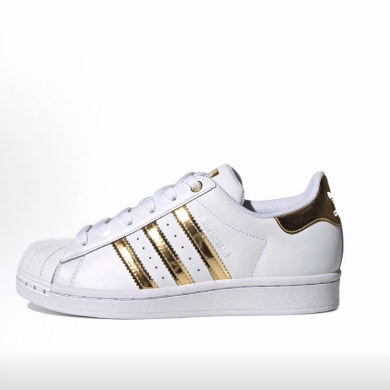 adidas originals Superstar Metal Toe 包裹性 低帮 板鞋 女款