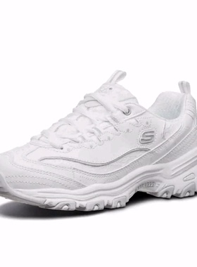 Skechers斯凯奇 D'LITES 1.0 增高 老爹鞋 女款 乳白色