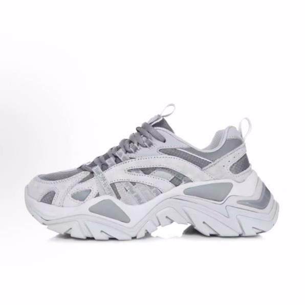 FILA斐乐 鱼刺 合成革橡胶 潮流复古 低帮 生活休闲鞋 男女同款