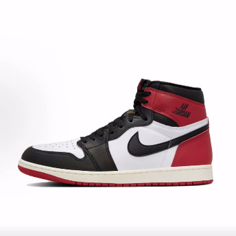 Jordan Air Jordan 1 舒适 减震 高帮 复古篮球鞋 男款 红色