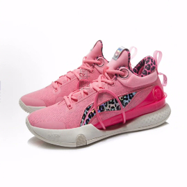 LiNing李宁 闪击8 Premium 䨻科技  低帮 篮球鞋 男款 竺葵粉