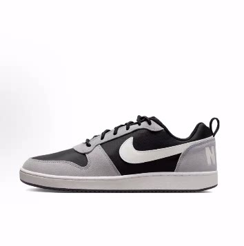Nike Court Borough Low Prem 耐磨 低帮 板鞋 男款 黑灰