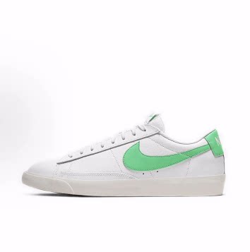 Nike Blazer 复古休闲 轻便 低帮 板鞋 男女同款 白绿