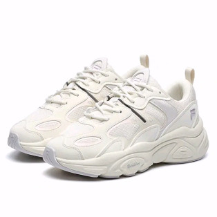 FILA斐乐 Mars 2 火星2.0 减震耐磨透气回弹低帮生活休闲鞋女款白