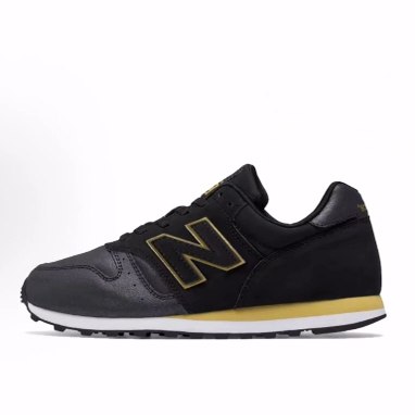 New Balance NB 373 舒适百搭 低帮 马拉松跑步鞋 女款 黑金