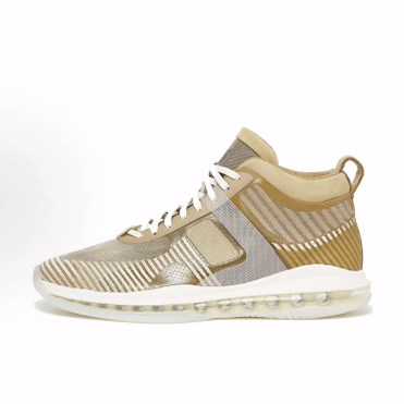 John Elliott x Nike LeBron Icon 圆头系带 中帮 篮球鞋 男款 黄