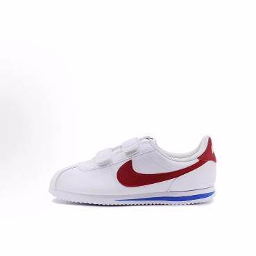 Nike Cortez Basic SL basic sl  低帮 儿童跑步鞋 白红