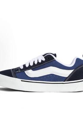 Vans Knu Skool  潮流休闲 美式覆古面包鞋 低帮 板鞋 男女同款
