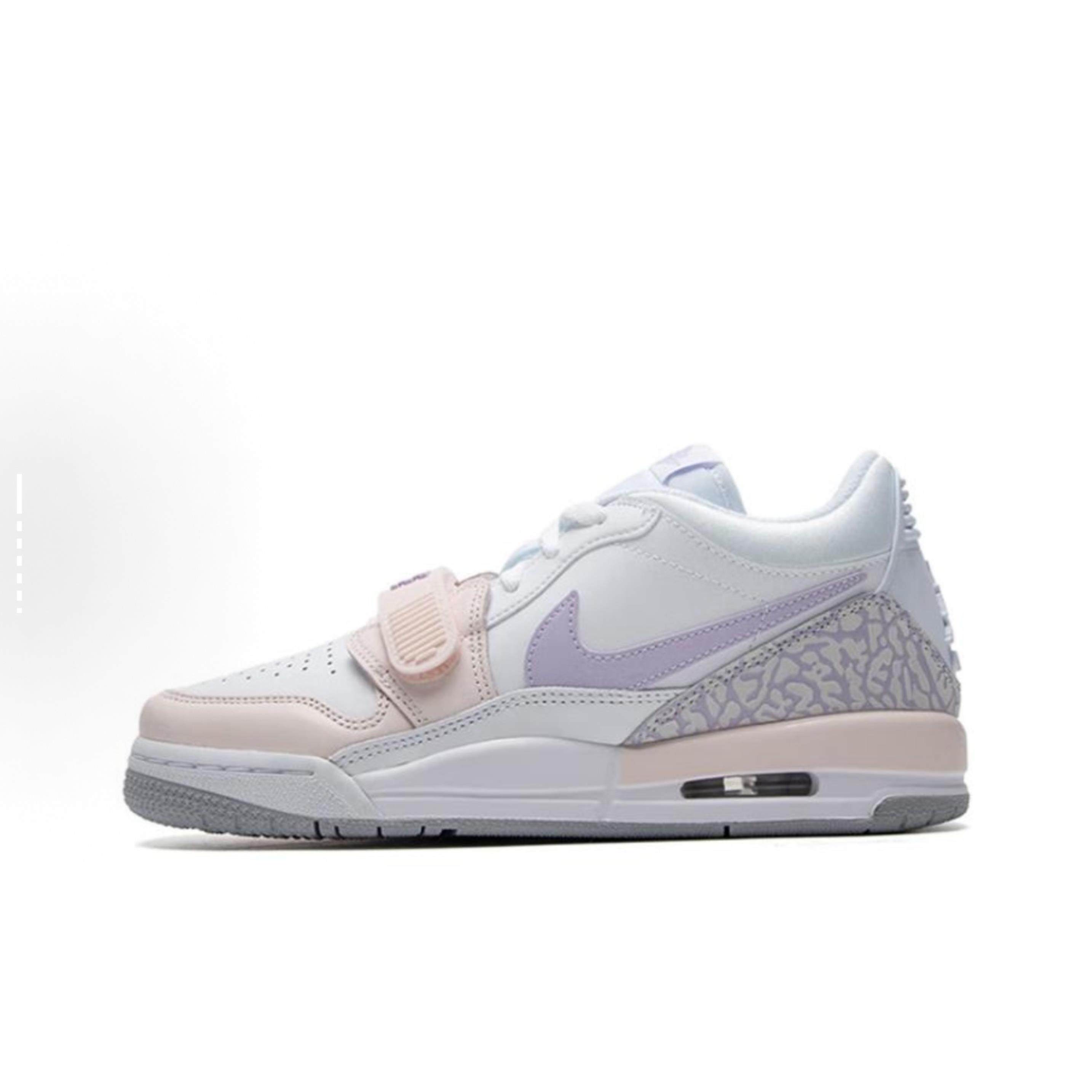Jordan Legacy 312 低帮 儿童板鞋 粉紫 青少年HF0747-151