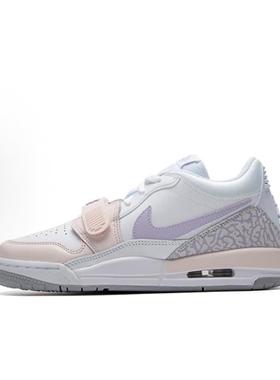 Jordan Legacy 312 低帮 儿童板鞋 粉紫 青少年HF0747-151