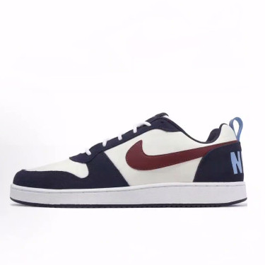 Nike Court Borough Premium 低帮 板鞋 男款 蓝白