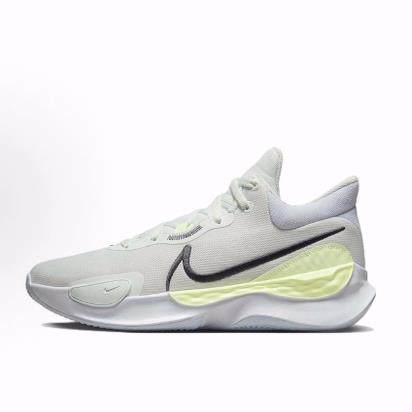 Nike Renew Elevate 3 圆头系带 低帮 篮球鞋 男款 微绿