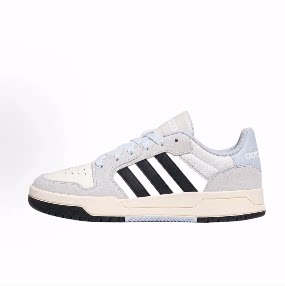 adidas ENTRAP 皮革 系带圆头 低帮 板鞋 男女同款