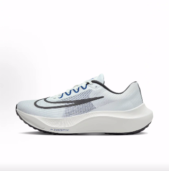 Nike Zoom Fly 5  低帮 训练长跑跑步鞋 男款 白黑色