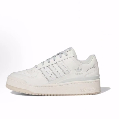 adidas originals FORUM BOLD STRIPES 低帮 板鞋 女款 白蓝