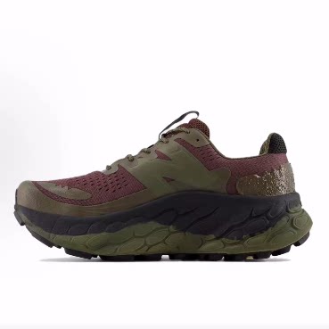 New Balance 低帮 跑步鞋 男款 褐绿色