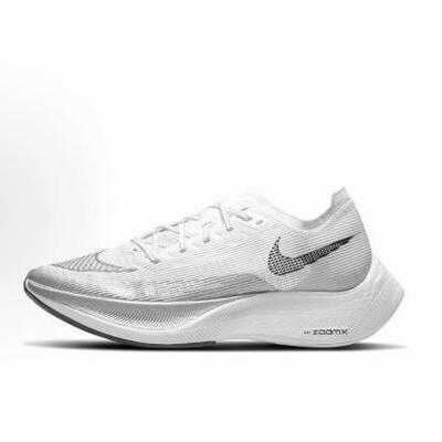 Nike ZoomX Vaporfly Next% 2 专业 低帮 马拉松跑步鞋 女款 白灰