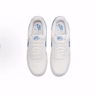 paisley 白蓝 Force 女款 板鞋 低帮 Essential Low Air Nike