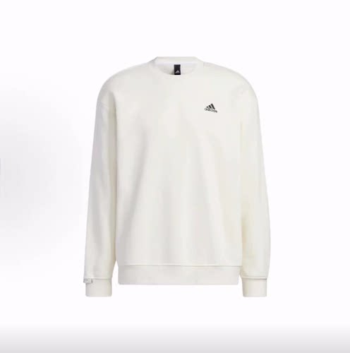 adidas LABEL 加绒套头长袖卫衣 男女同款