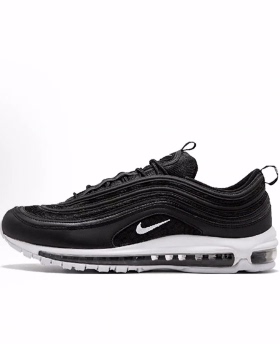 Nike Air Max 97 减震 低帮 休闲跑步鞋 男女同款 黑白色