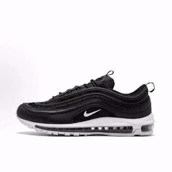 Nike Air Max 97 减震 低帮 休闲跑步鞋 男女同款 黑白色