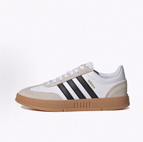 adidas neo Gradas 合成革 低帮 板鞋 男女同款