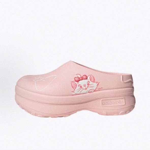 adidas originals 防滑包头拖鞋 女款