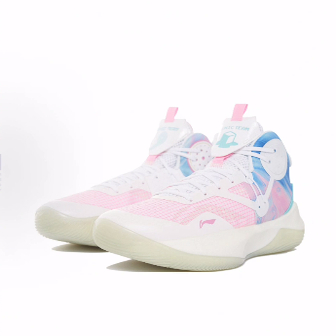 LiNing李宁 音速 9 Team Team 精准抓地  中帮篮球鞋 男款 冰淇淋