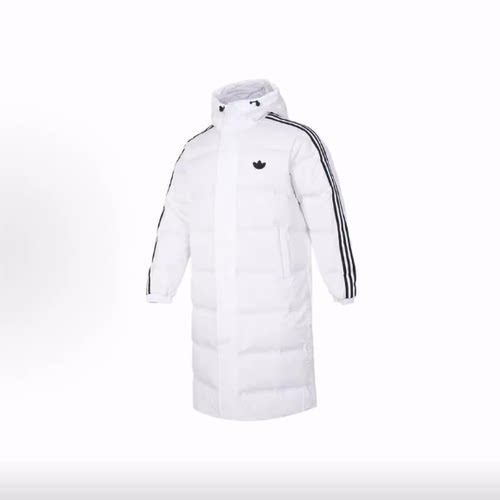 adidas originals 三叶草系列 长款羽绒服 男款