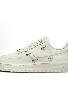 Nike Air Force 1 Mini Gold 耐磨 低帮 板鞋 女款