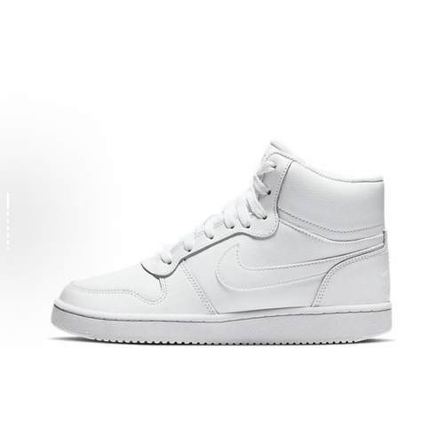 Nike EBERNON Mid 中帮 板鞋 女款 纯白AQ1778-100