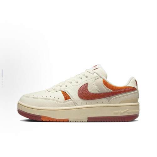 Nike Gamma Force 低帮 板鞋 女款 米白红FQ2766-100