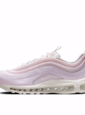 Nike Air Max 97 复古 易穿 耐磨 低帮 生活休闲鞋 女款 粉白