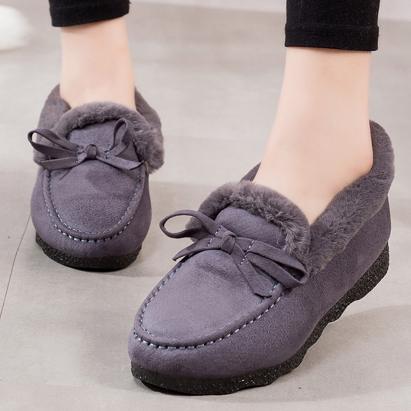 老北京布鞋冬季外穿加绒棉鞋
