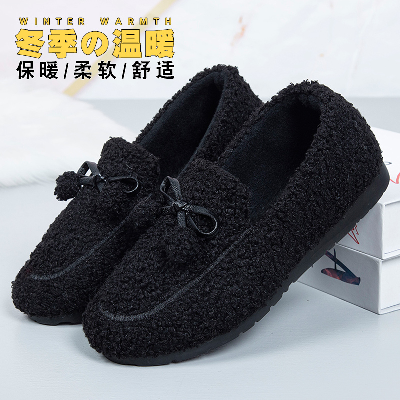 秋冬新款老北京布鞋女二棉鞋加绒