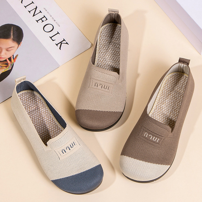 老北京布鞋女一脚蹬软底不累脚妈妈鞋休闲鞋奶奶广场舞蹈鞋懒人鞋,女鞋,传统布鞋,淘宝优惠券,粉丝福利购,淘宝优惠卷