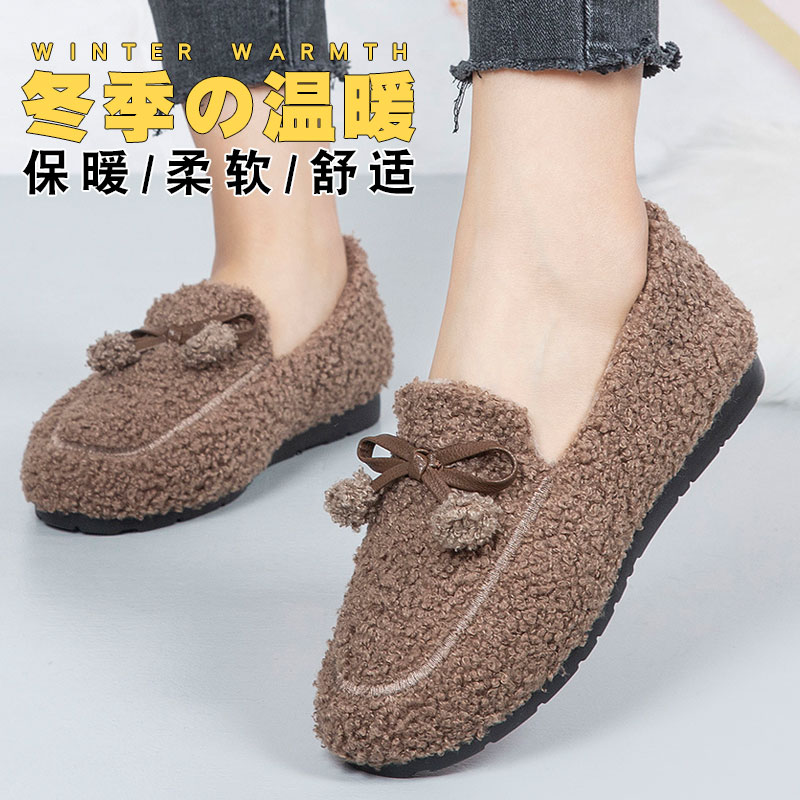 2025棉拖鞋女款冬季新款老北京棉鞋旗舰店秋冬女式加绒毛毛鞋居家