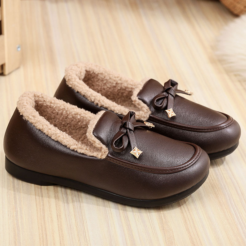 棉拖鞋女秋冬款防水女士老北京棉鞋冬季新款老年人妈妈家居保暖鞋