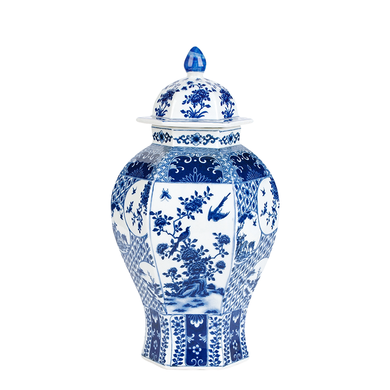 中式装饰摆件陶瓷花瓶酒柜装饰品