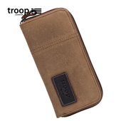 帆布男女复古简约时尚 横款 男士 Troop短款 青年潮牌薄款 钱夹钱包