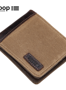 新款钱包男长款帆布皮拉链青年学生钱夹卡包超薄男款皮夹子潮牌