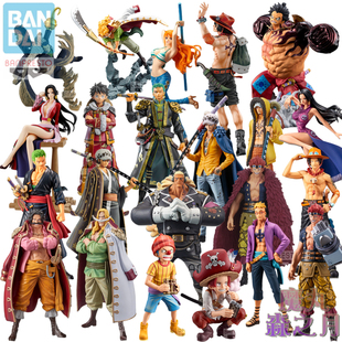 正版 万代眼镜厂海贼王路飞女帝索隆娜美鹰眼山治罗宾景品手办摆件