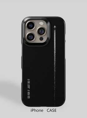 iPhone16promax黑色极简iPhone12romax半包14适用于苹果XRXS男生手机壳13pro