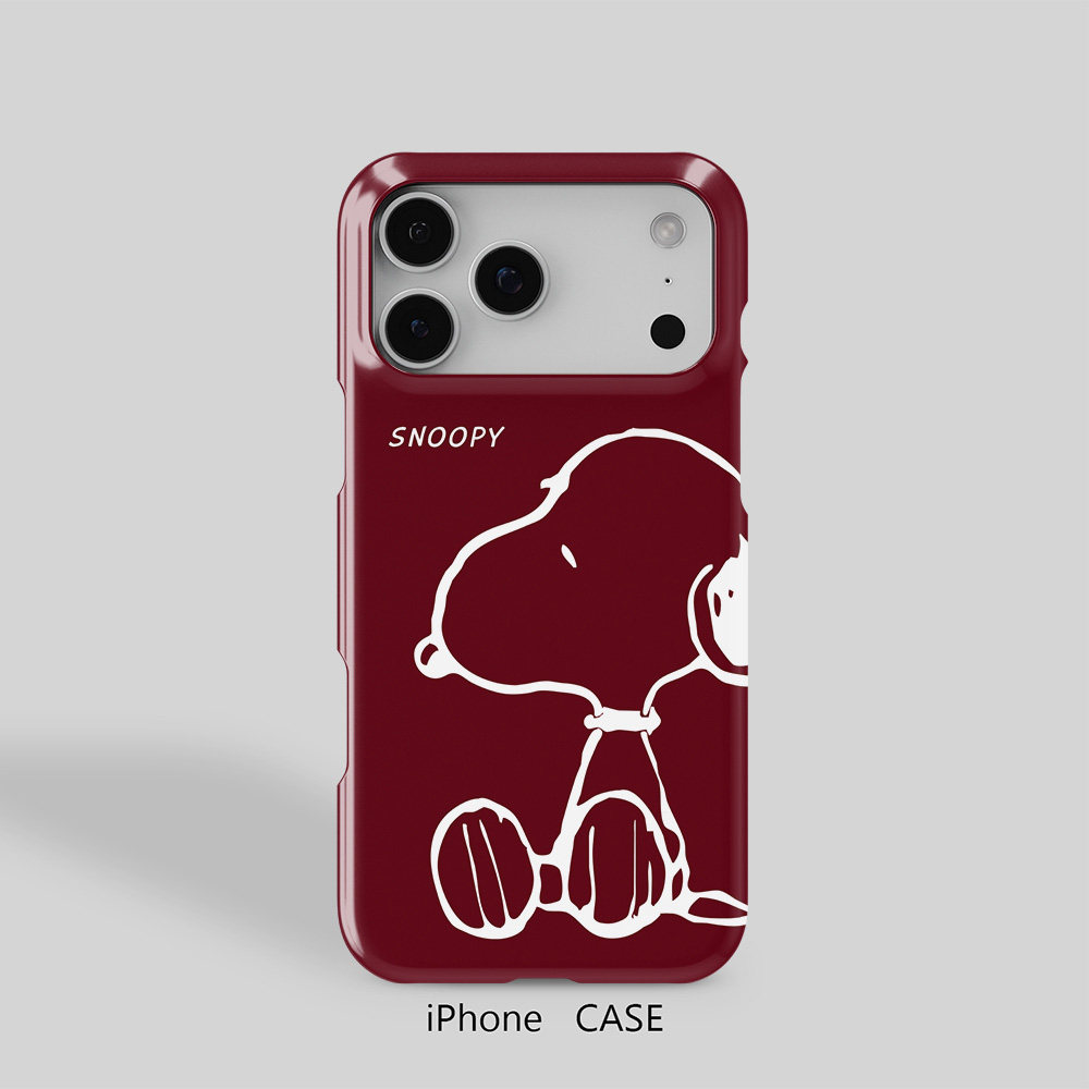 卡通可爱红色蓝色情侣适用于iPhone17Promax轻薄16适用于15苹果14手机壳13不掉色12环保硬壳散热11半包保护壳